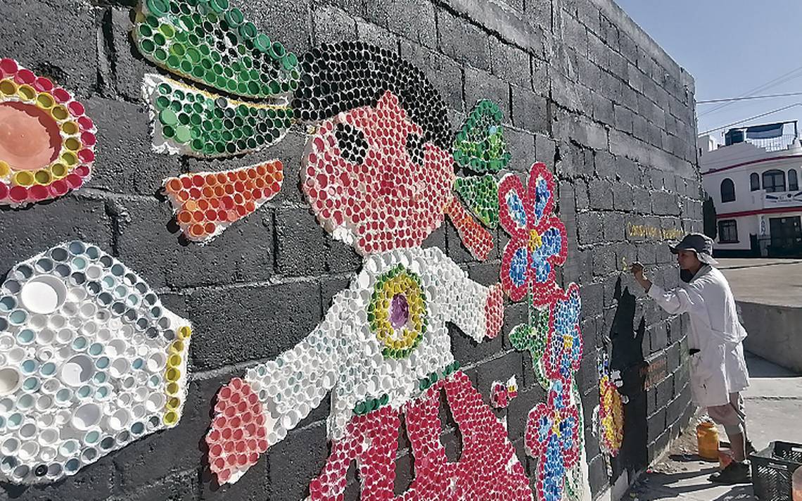 inercia Disminución corazón perdido Realizan mural con materiales reciclables - El Sol de Zacatecas | Noticias  Locales, Policiacas, sobre México, Zacatecas y el Mundo